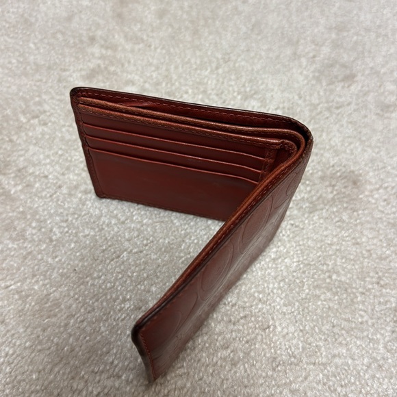 Authentic Burnt Orange Coach Wallet - Picture 3 of 3
